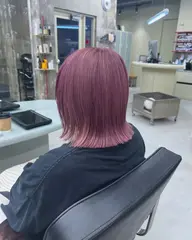 カット+ケアブリーチ+超音波トリートメント💙