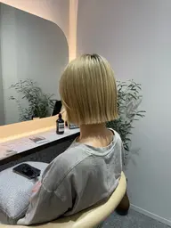 🍓ダメージケアしたい方必見🍓韓国風🌈似合わせカット×髪質改善3stepトリートメント💖超音波アイロン付き💖ボブ