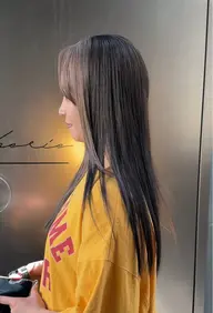 【部分的なブリーチはこちら⭐️初回ミニモ学割】インナーカラーorイヤリングカラー＋2stepトリートメント［韓国］