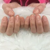 オフありジェルネイル(カラーグラデーション)