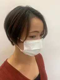 cut✄&前髪縮毛矯正🫧🩵💙