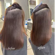 【広がり・うねりに◎】縮毛矯正🪞+骨格矯正カット🤍+ダメージレストリートメント🤍