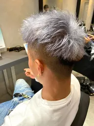 メンズカット＋ブリーチオンカラー