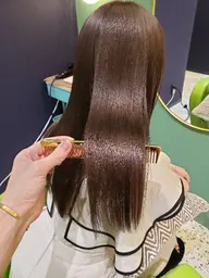 髪質改善ストレート,酸性ストレート《ブリーチ毛,ハイダメージ毛にオススメ,縮毛矯正有》・2stepトリートメント