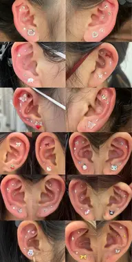 何回でも利用OK🍒SNSで話題の【耳ツボジュエリー】つけ放題¥3500👂 お支払いは現金のみ