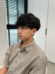 【韓国風・垢抜け確定🔥】シャドウパーマ＋カット＋髪質改善トリートメントSET💓‪