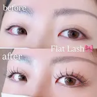 【4/10 限定🫧】フラットラッシュ100​〜​120本🎀（オフなしの方のみ撮影OKな方）