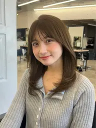 4月限定🉐ご新規様🔰骨格カット➕艶髪カラー➕3step スチームtr➕marbb🫧 ͛.*