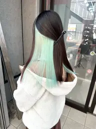 💛イヤリングカラー💛顔周りブリーチ&全体カラー✨フェイスフレーミング⭕️韓国/ウルフ/ボブ/レイヤー