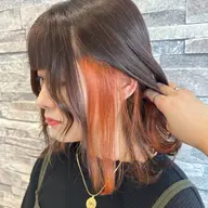 🌷イヤリングカラー＋ワンカラー(ブリーチ込み)🌷