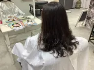 パーマ.カット　シャンプートリートメント　ブロー (特殊パーマは省く)