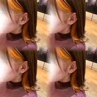 🦋デザインカラー🦋ブリーチ＋カラー＋超音波トリートメント✨️【インナーカラー/イヤリングカラー/アンブレラカラー】