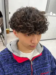 🍡メンズカット+特殊パーマ(なんでも)＋ワンカラー🍡