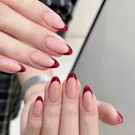 🎀【チップ長さ出し】フレンチ🐰