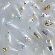 30種類から選べるシール＆ストーンアート(4本)(オフあり)