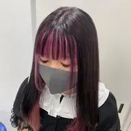 【前髪と触覚は命✨】前髪と顔周り縮毛矯正+前髪、顔周りカット