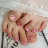 【フットバス付き】何度でも◎ワンカラー➕ストーン2粒サービス　4990円