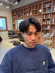 【メンズ限定】メンズカット+シャドウパーマ