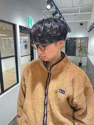 men'sデザインパーマ＋(カット、トリートメント込み)フェード❌