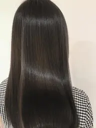 縮毛矯正& 潤いトリートメント