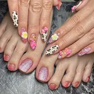 500円お得☆*フットネイル+ハードジェルスカルプ★やり放題200分