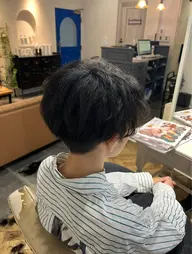 【レディース限定】メンズライクカット＋パーマ(ナチュラル​〜​ツイスパなど)＋トリートメント※パーマによってお値段変わります