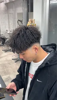 🔥メンズパーマ特化🔥ツイストパーマ＋メンズカット
