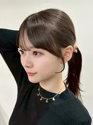 【🩵顔まわりお悩みの方🩵】前髪+顔まわりカット+スタイリング¥3,300【渋谷/顔まわり】