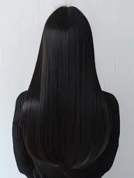 黒髪orダークブラウン【✨️自然盛れ✨️】ハイブリッドシールエクステ（47cm）40本￥5280
