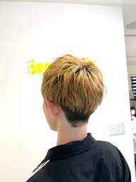 【男性限定】✨ダブルカラー(ブリーチカラー)+トリートメント✨(全頭、インナー、グラデーション等)