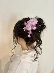 ︎︎🌸ゆるふわまとめ髪︎︎🌸