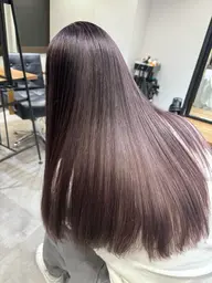 【土日祝日限定🫧】似合わせカット+ブリーチなしフルカラー+オージュアトリートメント🧁