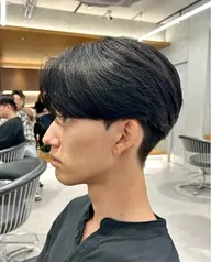 U26【うねり広がり対策❕】曲がる縮毛矯正🪷🌐＋スタイリング🪽ミニモ学割#メンズセンターパート