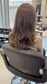 似合わせカット + 透明感抜群カラー+資生堂サブリミックトリートメント