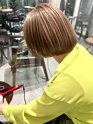 【リピーター様用♻️】ブリーチなしのWカラー×高濃度保湿トリートメント