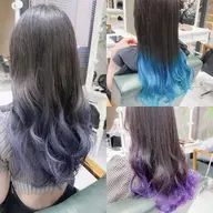 🫧🩵カラーバターで毛先を可愛く遊ぶ🩵🫧グラデーション+うる艶トリートメント〔ブリーチ1回込み〕