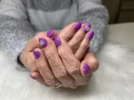 ［ハンド自爪］ワンカラー(100色~選択 )パラジェルベースにで爪を傷ませずネイル！パーツ1部無料