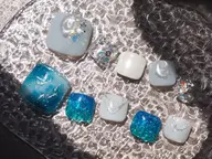 新規【オフなし】持ち込みOK！　✨フットアートし放題✨