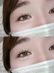 【エクパ】エクステ100本＋パーマ※自まつ毛少ない方向け本数