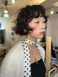 【平日17:00~】レディースカット+パーマモデル