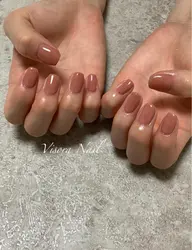 オフありワンカラー（ハンド・オフ込み）マグネットネイル＋1500円　オフィス／シンプル