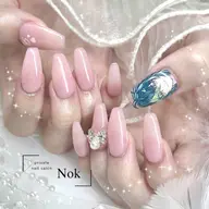 【プレインシート対応】オフなし長さ出し10痛ネイル1本☘️ワンカラー