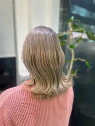 【ハイトーンメンテ】ブリーチリタッチ+カラー🧤𓍯