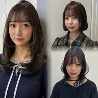 【ミニモ学割】 似合わせカット＋透明感カラー＋2stepトリートメント🤍⟡.*
