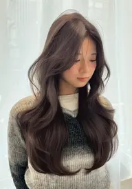 前髪・顔まわりカット✂️＋シャンプー🧴＋AFLOATオリジナルトリートメント⭐️＋巻き髪🩶