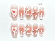 ⏰【時短施術】⏰魅力倍増✨現品プレミアムネイルチッププラン💅🌸上品な指先に変身！