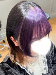 🌟ポイントブリーチカラー🖌🎨【フェイスフレーミング・イヤリングカラー・裾カラー】