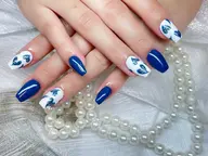 《持ち込みデザイン》韓国＆ワンホンネイルパーツ付け放題　8980円