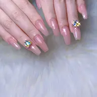 🎀ワンカラー/ラメグラ+パーツ2個