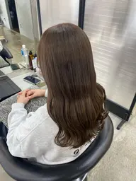 前髪カット＋透明感カラー